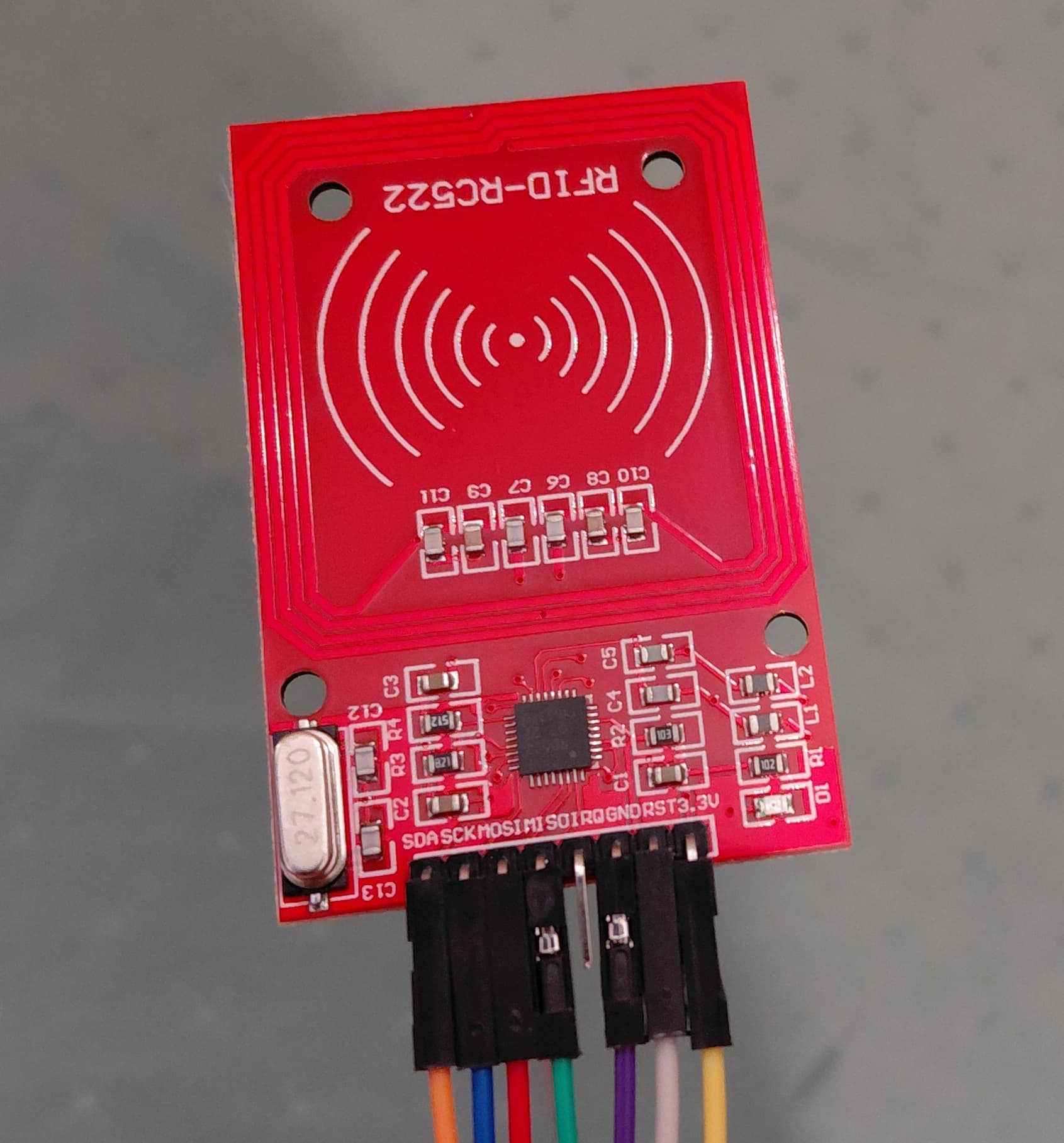 photograph close up of an RFID sensor